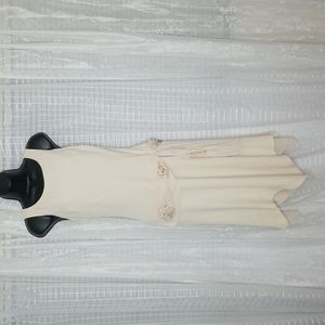 20s style cream Dress size 6 Evan Picone